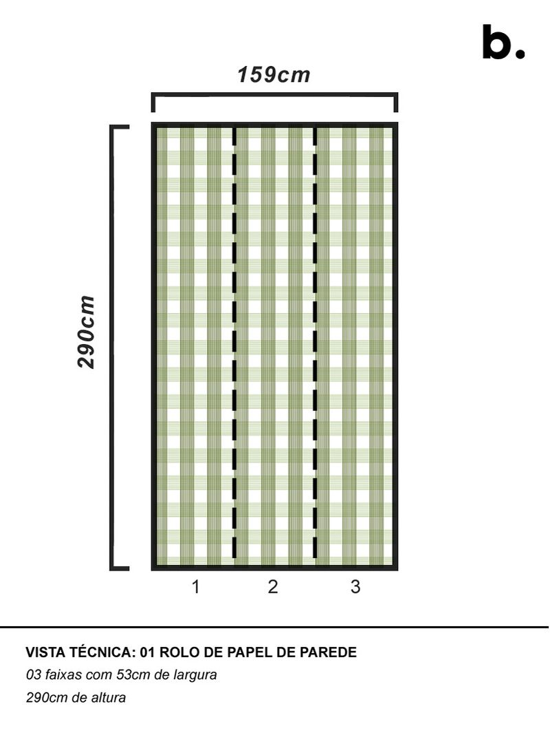 PAPEL DE PAREDE XADREZ VERDE – Estúdio Papel