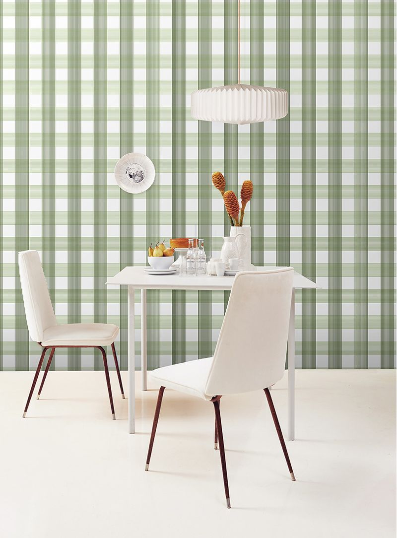 Papel-de-parede-xadrez-verde