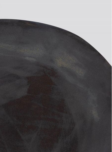 Prato cerâmica refeição preto