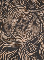 Tecido-estampado-not-wet-but-wild-preto-e-ocre