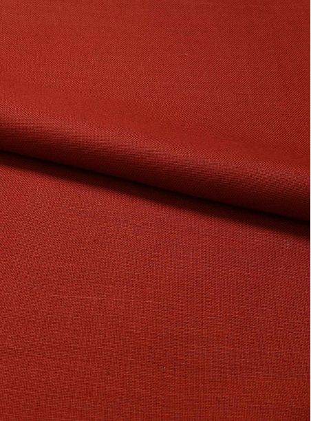 Tecido liso linho flávia vermelho 010