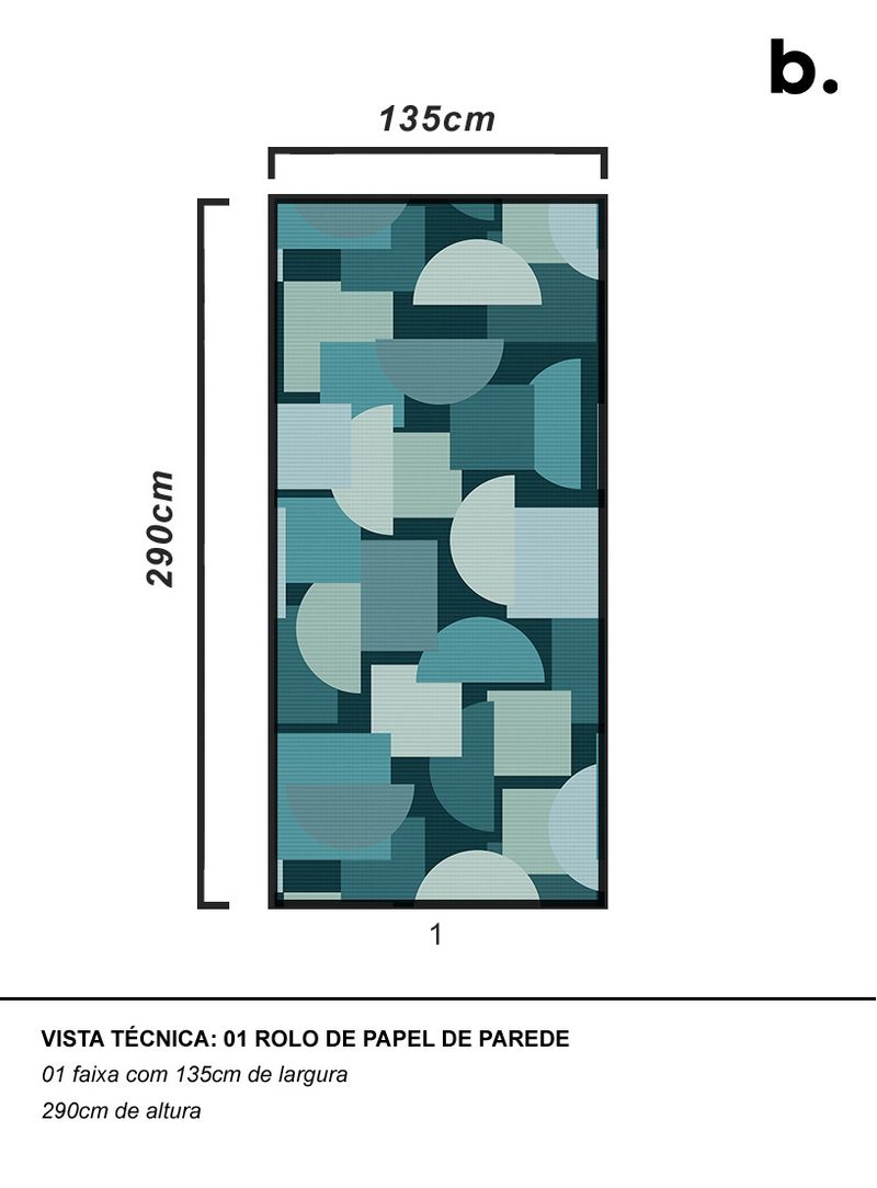 Papel-de-parede-classico-formas-turquesa