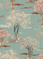 Papel-de-parede-classico-jabuticaba-menta-e-rosa