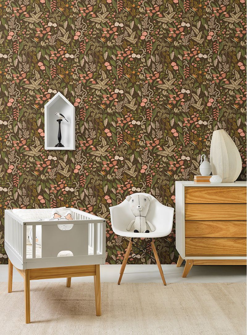 Papel-de-parede-classico-tropical-marrom