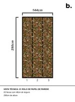 Papel-de-parede-classico-tropical-marrom