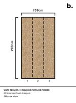 Papel-de-parede-not-wet-but-wild-ocre