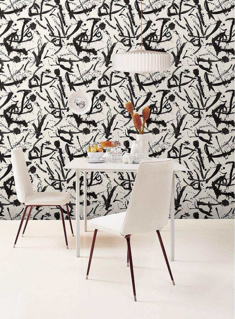 Papel-de-parede-rabiscos-branco-e-preto