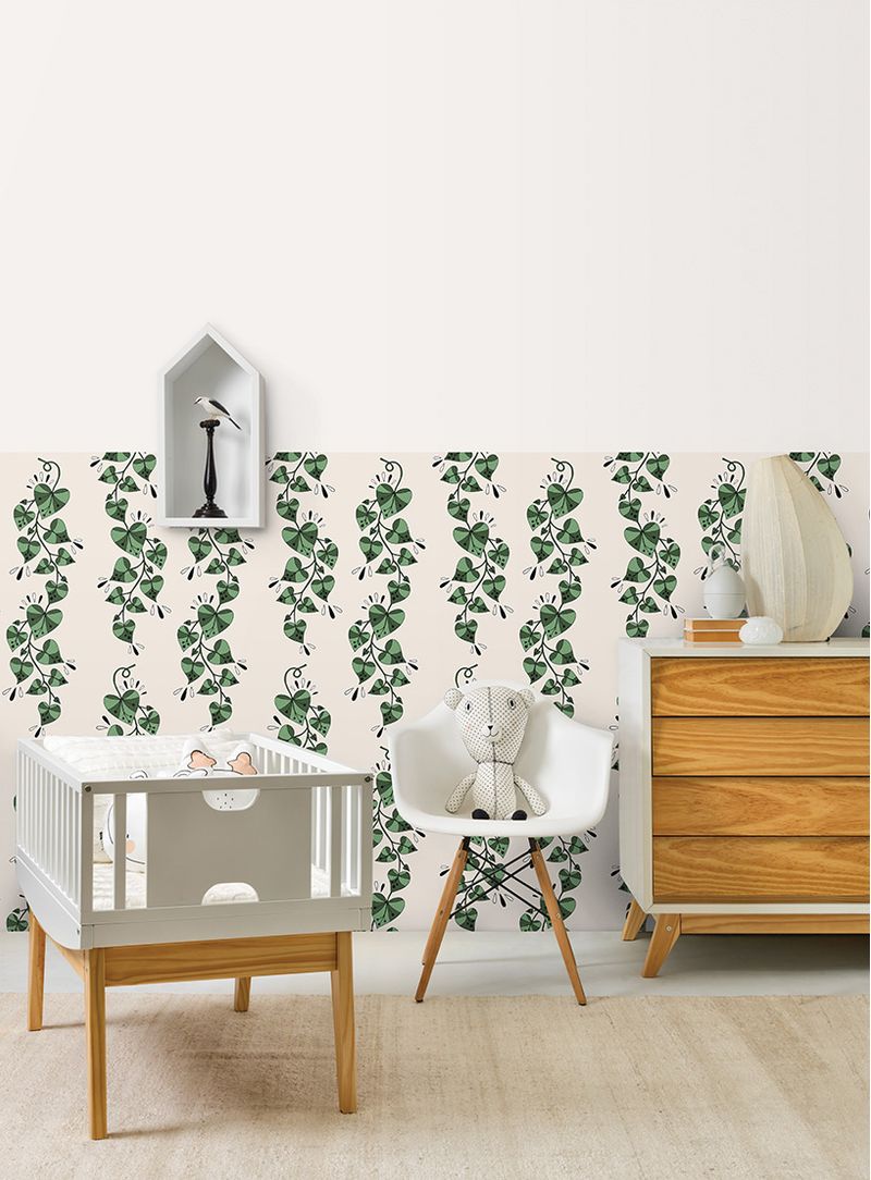 Faixa-folhas-romanticas-bege-e-verde