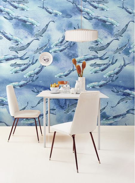 Papel de parede fundo do mar azul