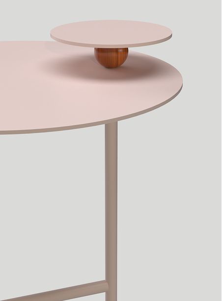 Mesa lateral rosa