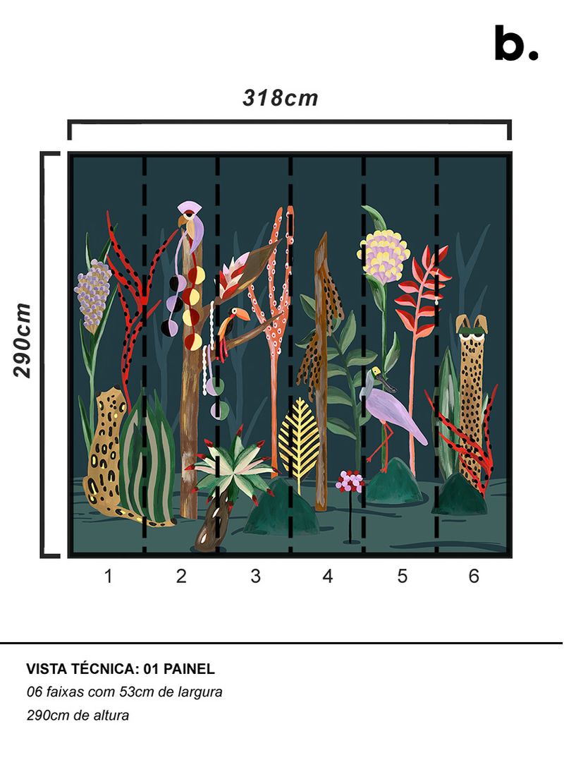 Painel-de-parede-canto-da-floresta-III