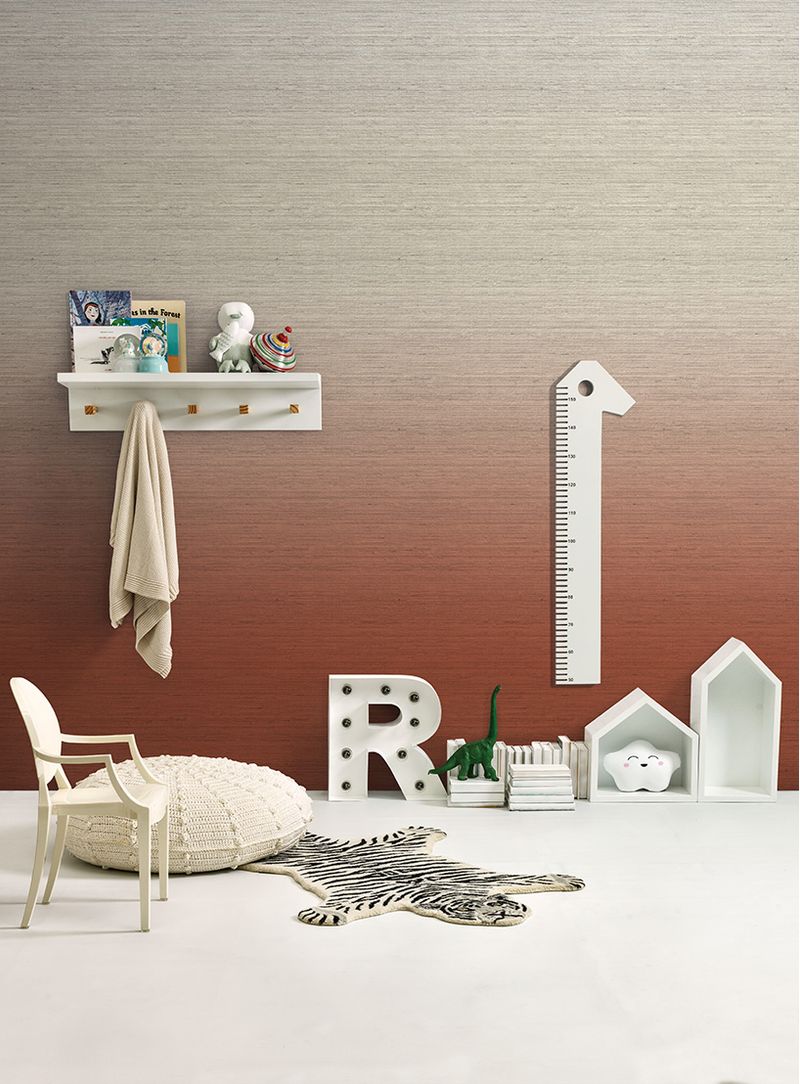 Papel de parede degradê palha marrom 110 - Branco.Casa, image size:800x1084