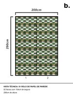 Papel-de-parede-ondas-prata-verde