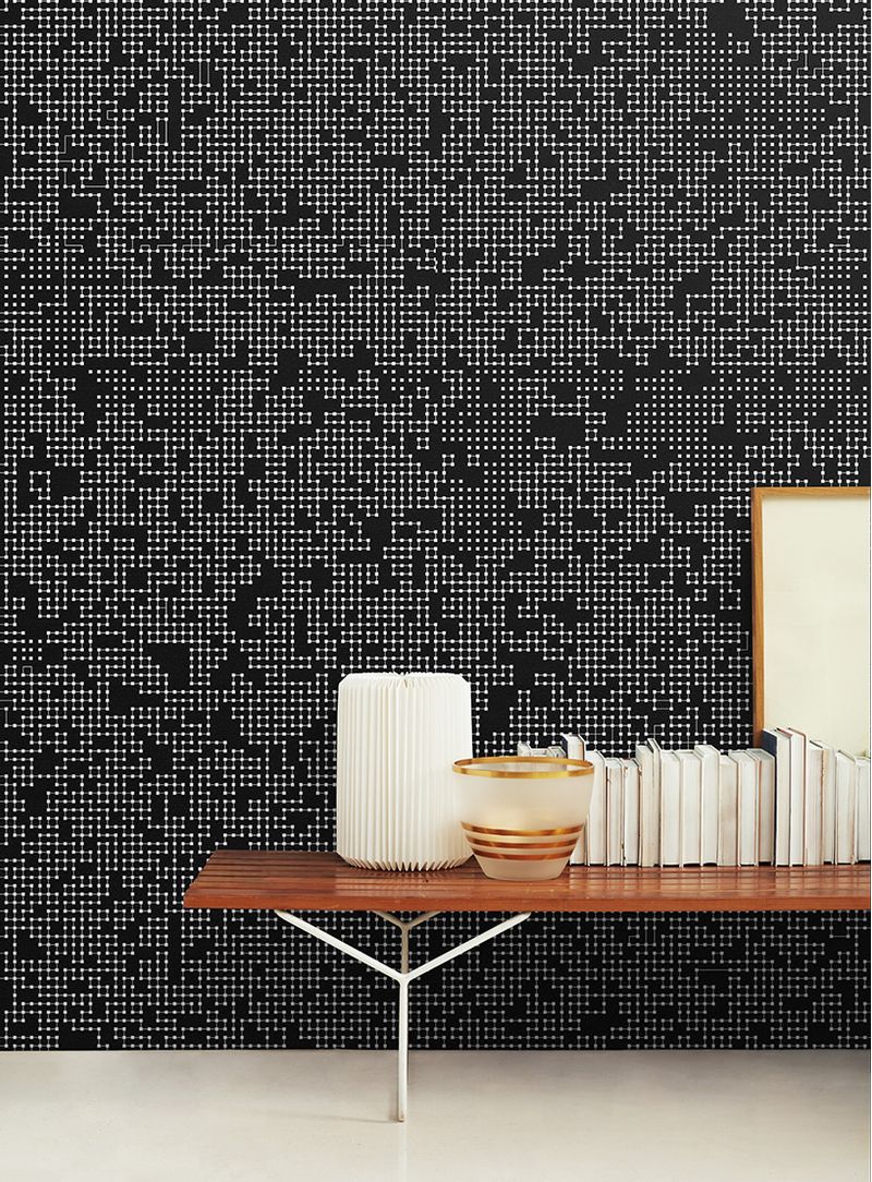 Papel-de-parede-quadradinhos-preto-I