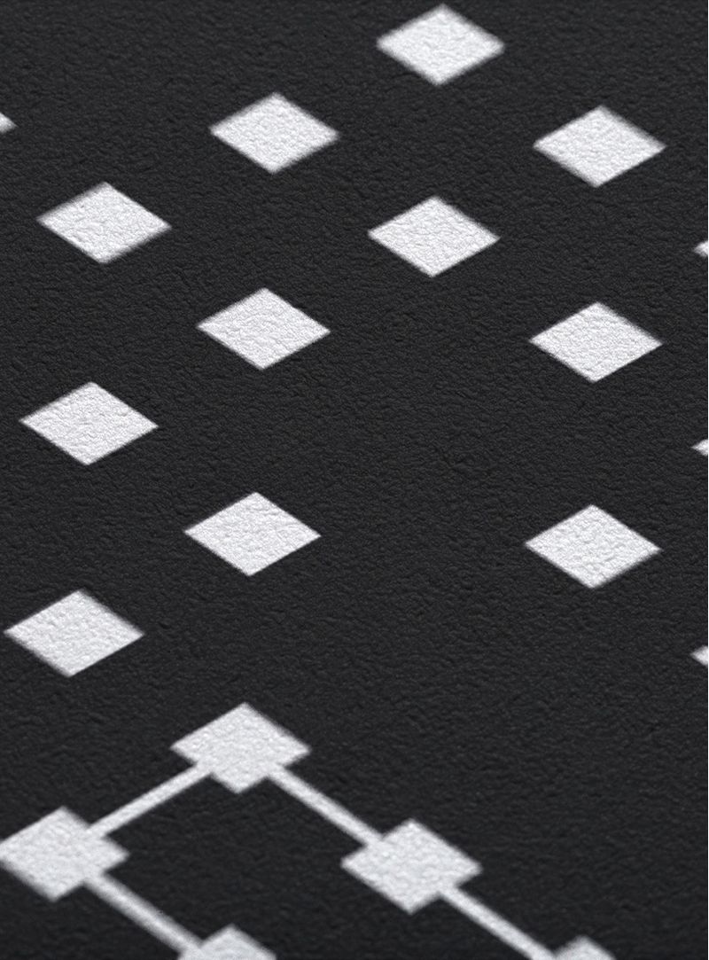Papel-de-parede-quadradinhos-preto-I