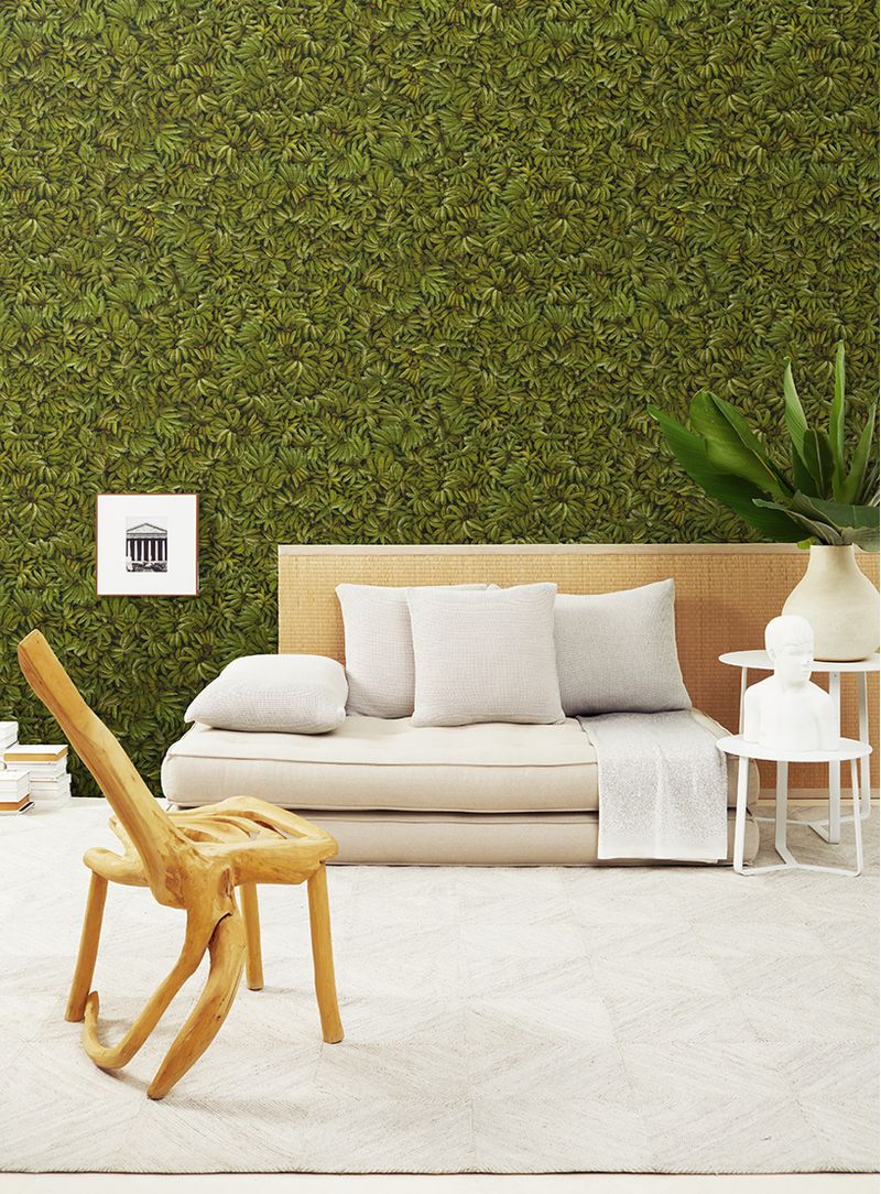 papel-de-parede-cachos-de-banana-verde