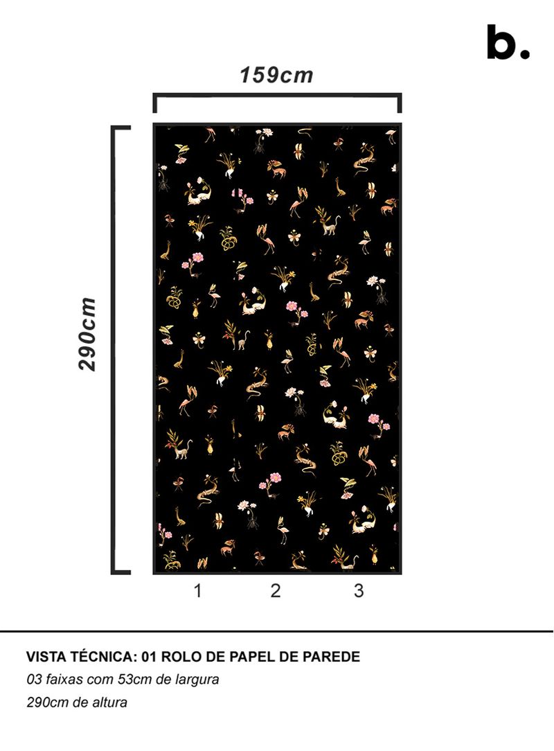 Papel-de-parede-botanico-fundo-preto