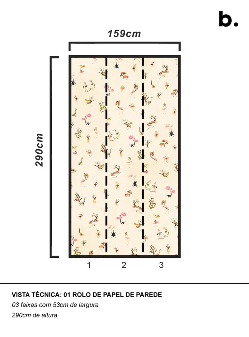 Papel-de-parede-botanico-fundo-bege