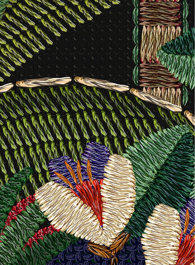 Painel-de-parede-litoral-preto-e-verde