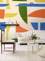 Painel-de-parede-geometria-divertida-verde-e-laranja