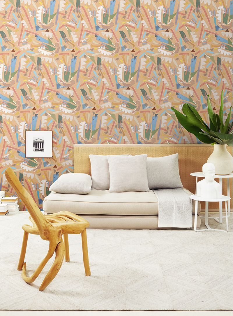 papel-de-parede-vaso-com-flores-colorido-claro
