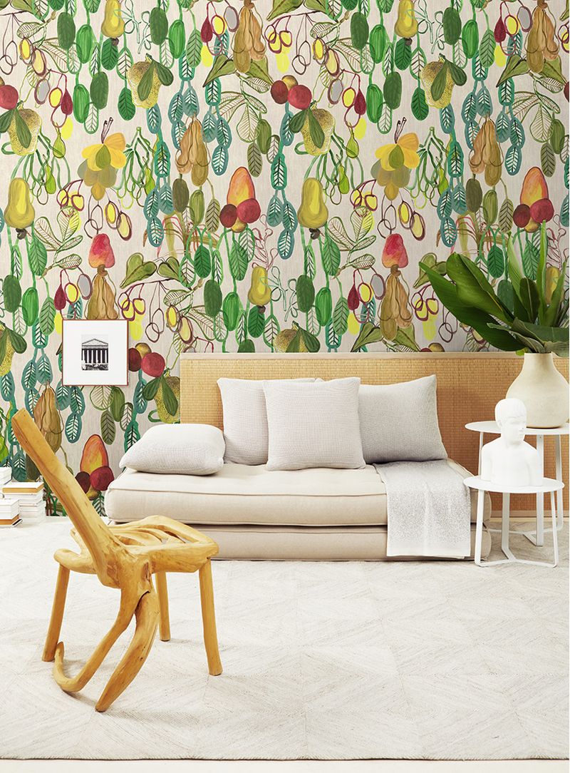 Papel-de-parede-cajueiro-fundo-bege