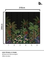Painel-de-parede-litoral-preto-e-verde