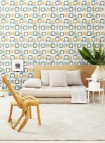 Papel-de-parede-blocos-modernistas-laranja-e-azul