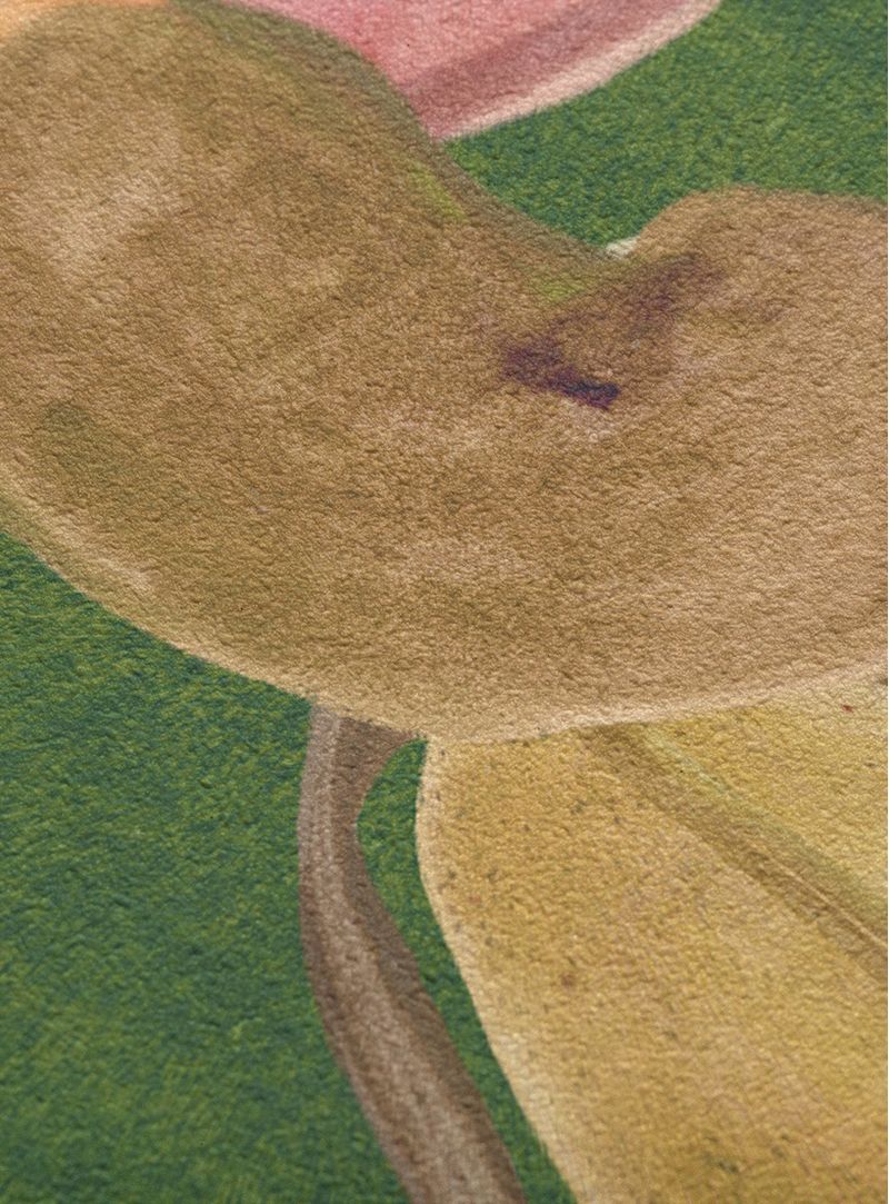 Papel-de-parede-cajueiro-fundo-verde-escuro