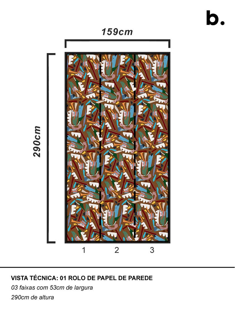 papel-de-parede-vaso-com-flores-colorido-escuro