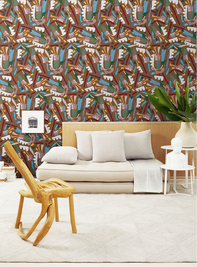 papel-de-parede-vaso-com-flores-colorido-escuro