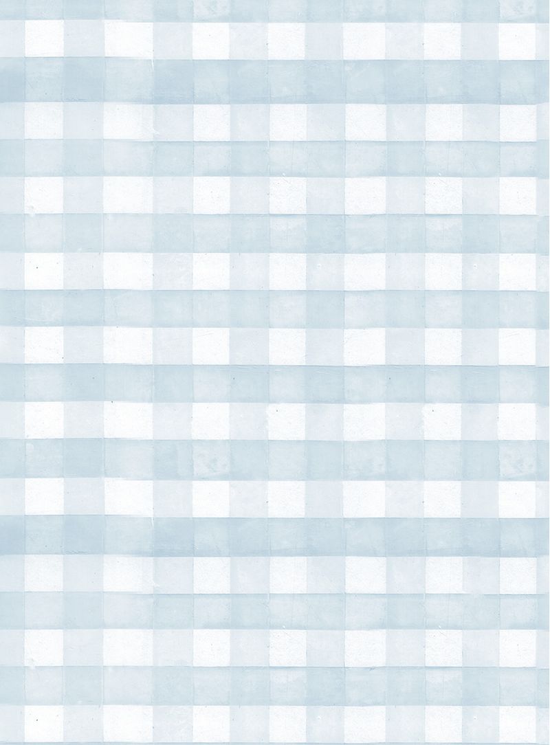 papel de parede xadrez azul - Branco Casa