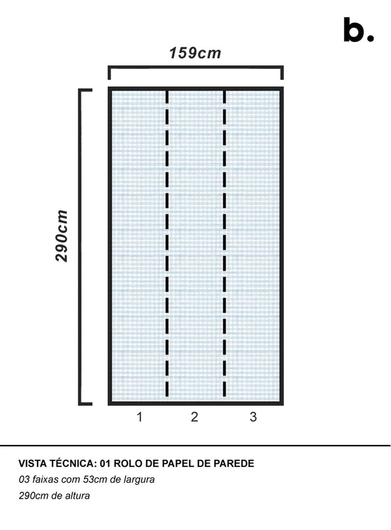 Papel de Parede Non Woven Xadrez Azul Marinho