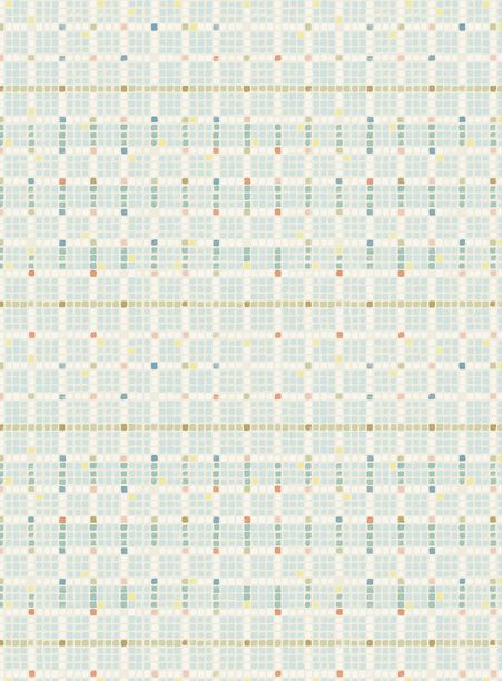 papel de parede quadriculado colorido azul