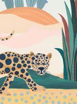 painel-de-parede-paisagem-brasileira-animais-bolinhas-azul