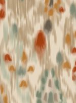 papel-de-parede-ikat-contemporaneo-terracota-verde-agua-e-cinza