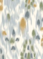 papel-de-parede-ikat-contemporaneo-azul-verde-e-ocre