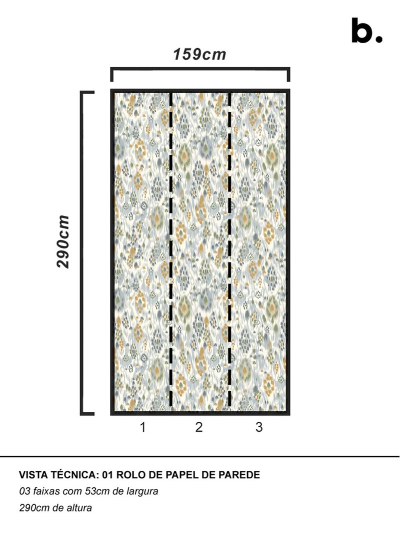 papel-de-parede-ikat-contemporaneo-azul-verde-e-ocre
