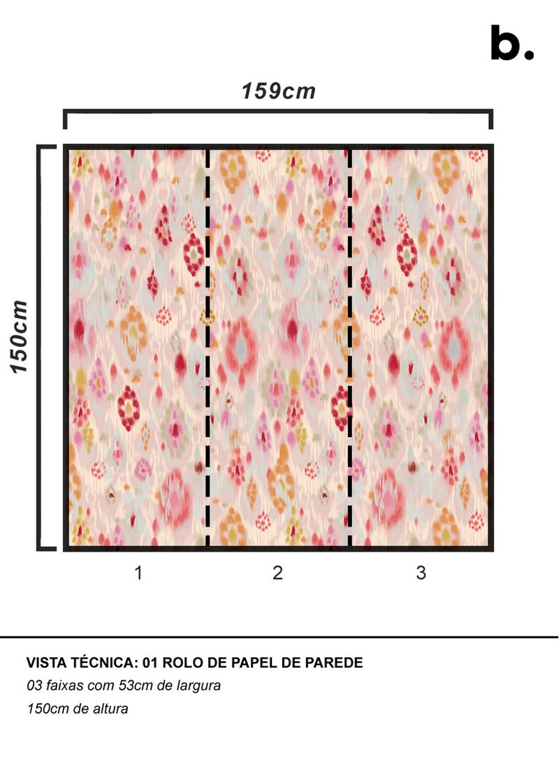 papel-de-parede-ikat-contemporaneo-rosa