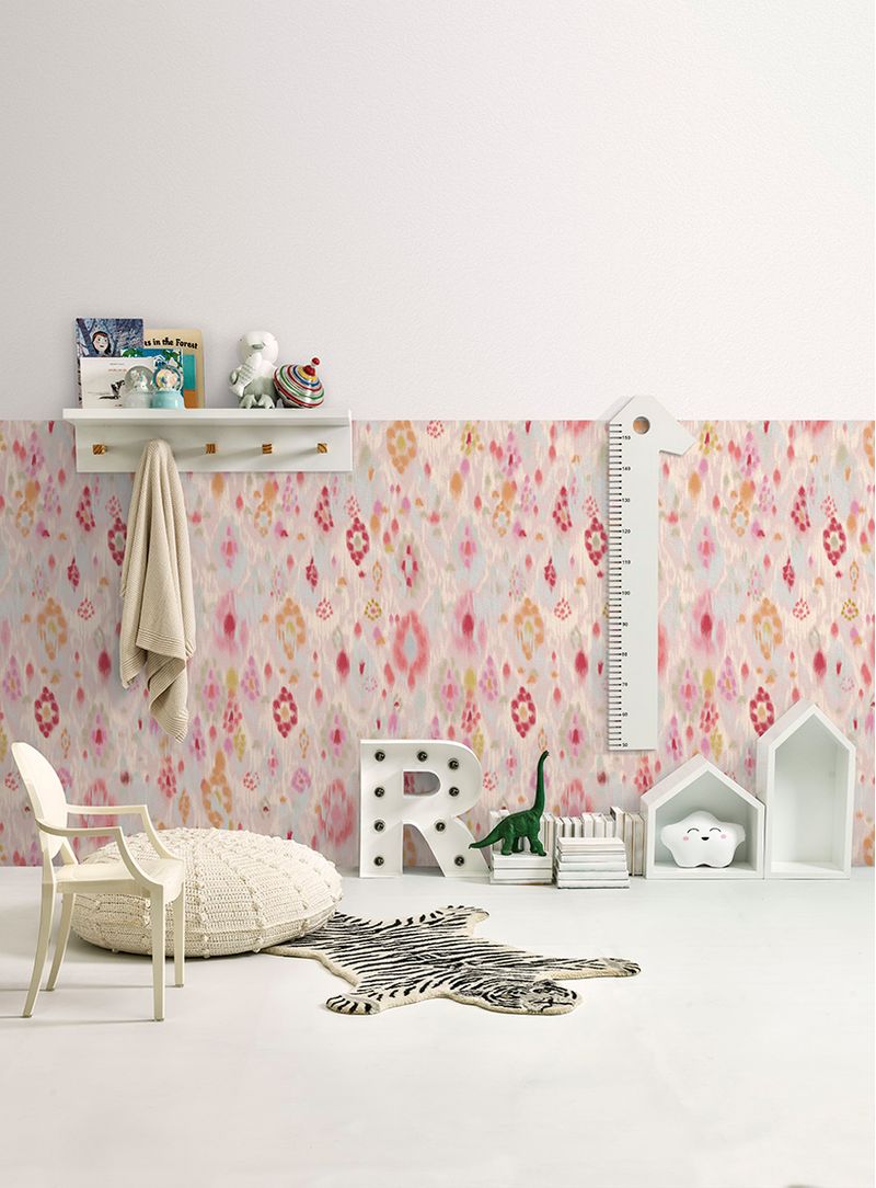 papel-de-parede-ikat-contemporaneo-rosa