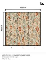 papel-de-parede-ikat-contemporaneo-terracota-verde-agua-e-cinza
