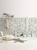 papel-de-parede-ikat-contemporaneo-azul-verde-e-ocre