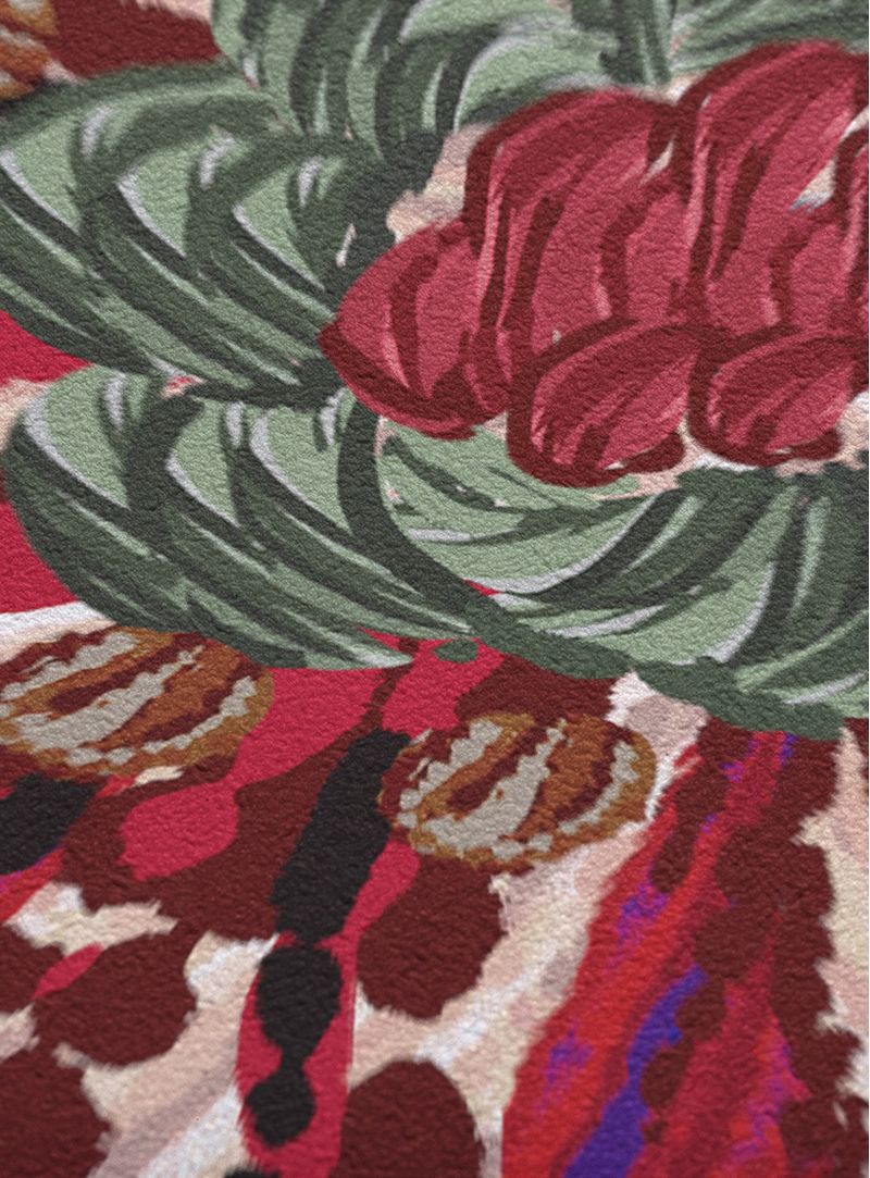Papel-de-parede-jardineira-bege-e-vermelho