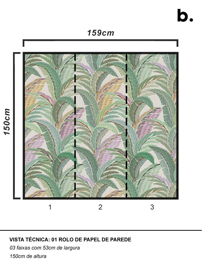 Papel-de-parede-palmeiras-verde-e-rosa