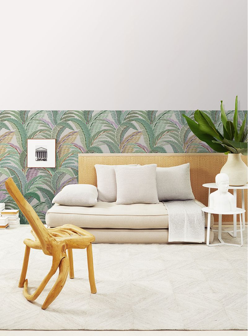 Papel-de-parede-palmeiras-verde-e-rosa