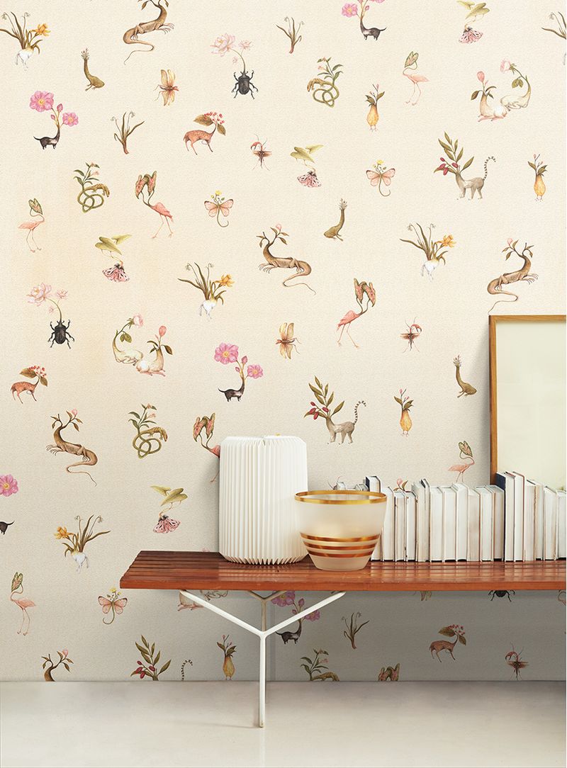 Papel-de-parede-botanico-fundo-bege