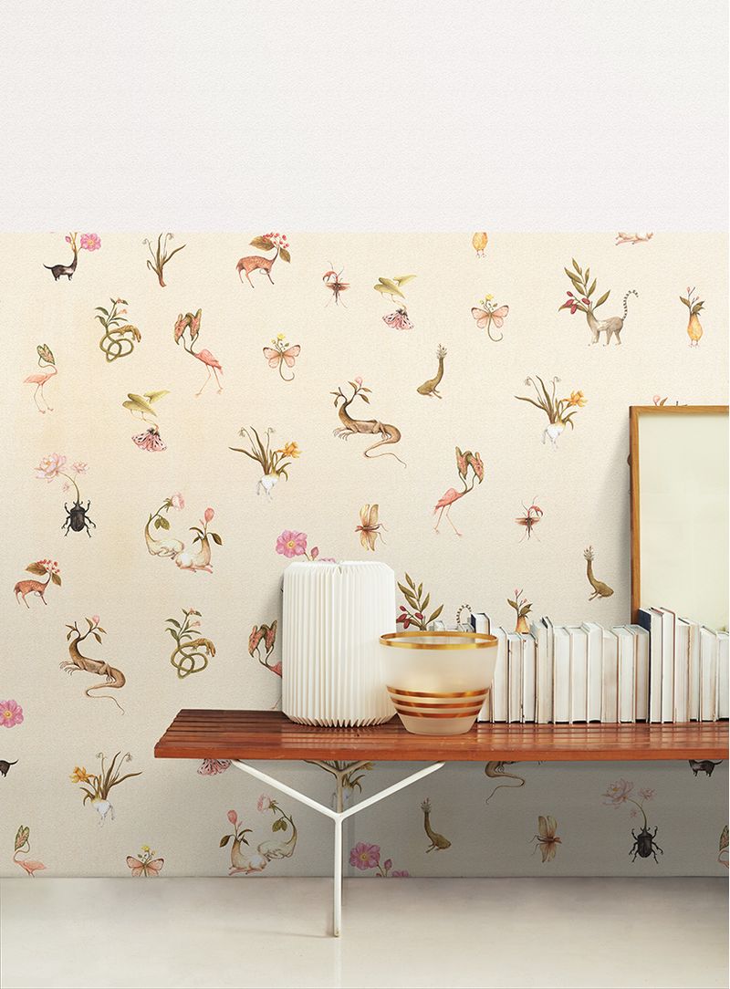 Papel-de-parede-botanico-fundo-bege