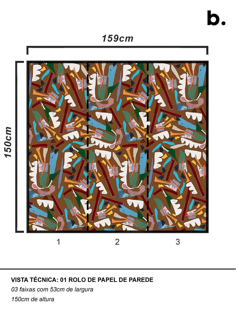 papel-de-parede-vaso-com-flores-colorido-escuro