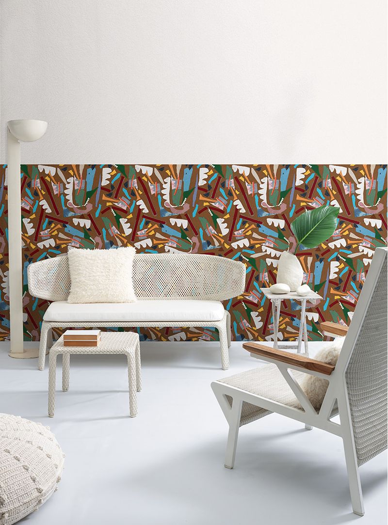 papel-de-parede-vaso-com-flores-colorido-escuro