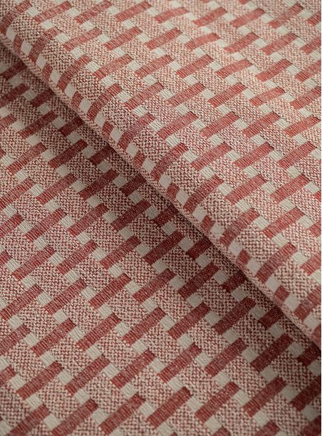 Tecido Jacquard Greta Vermelho